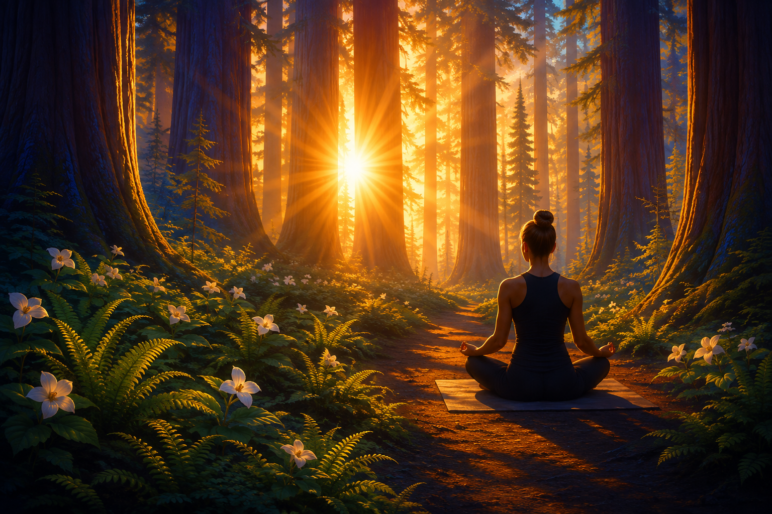 receptive in the woods