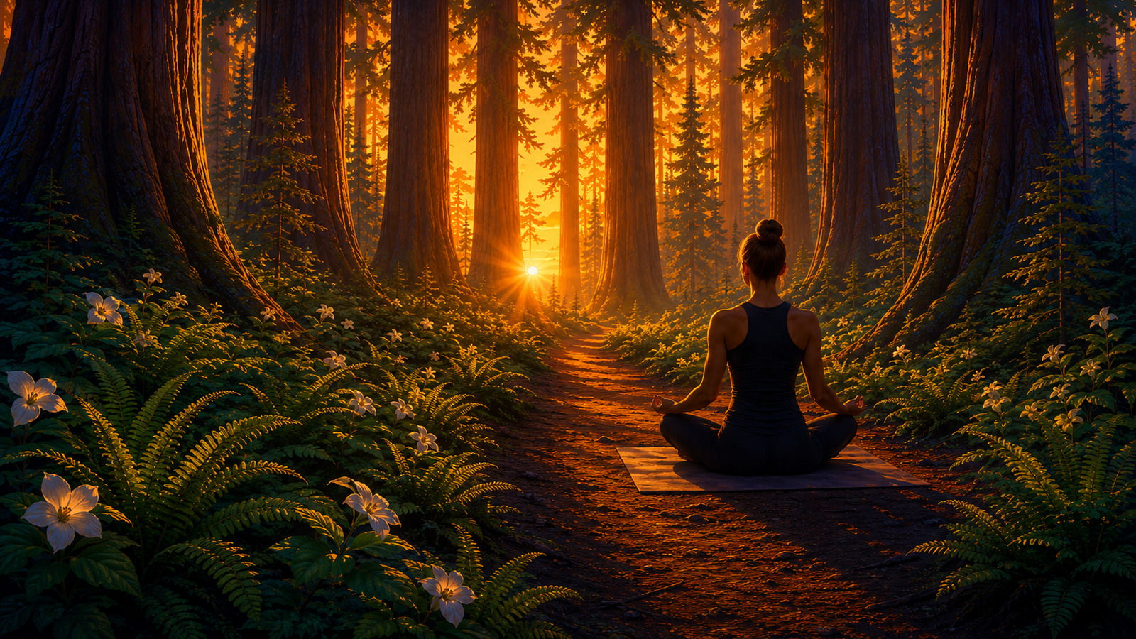 receptive in the woods
