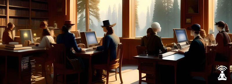 Study Hall, imagined.